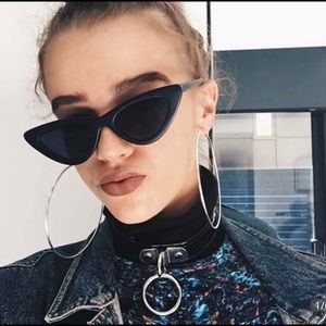 Red cat eye sunglasses